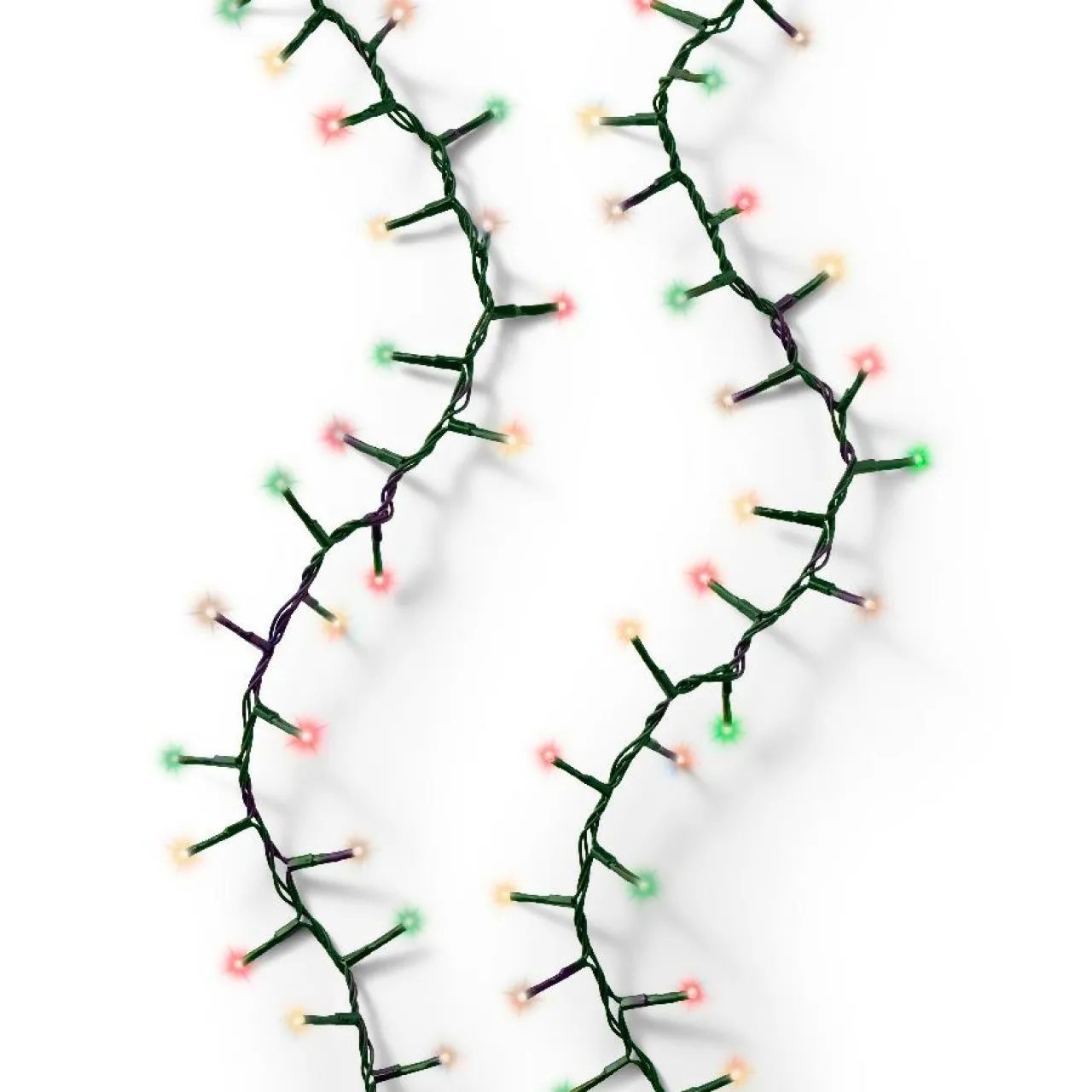 Guirlande Lumineuse|KOOPMAN Guirlande lumineuse 14 m 700 LED câble vert Luxe Multicolore Multicolore - câble vert