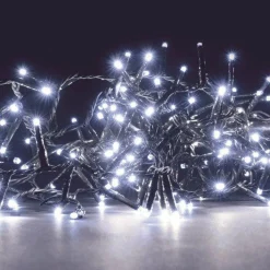 Guirlande Lumineuse|BLACHERE Guirlande lumineuse 8 m 128 LED câble vert Flashing light Blanc froid Blanc Froid - câble vert