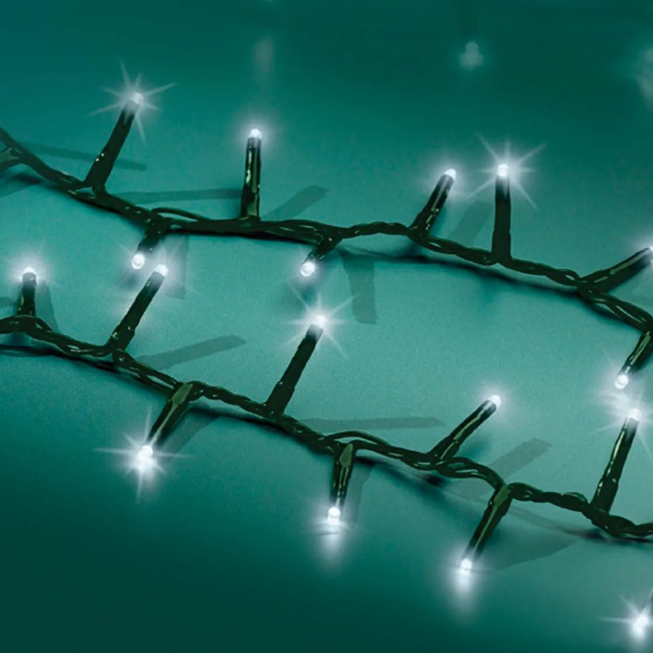 Guirlande Lumineuse Grand Format|Guirlande Lumineuse|KAEMINGK Guirlande lumineuse 34 m 1500 LED câble vert Luxe Blanc froid Blanc Froid - câble vert