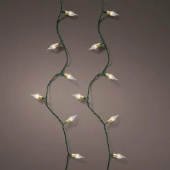 Guirlande Déco|Guirlande Lumineuse|KAEMINGK Guirlande lumineuse 18 m 180 LED câble vert Vintage Blanc chaud Blanc Chaud - câble vert