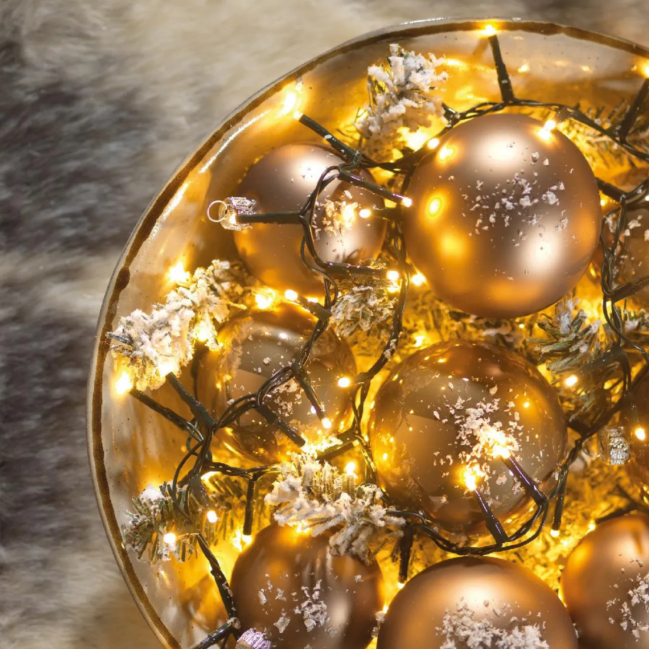 Guirlande Lumineuse Grand Format|Guirlande Lumineuse|KAEMINGK Guirlande lumineuse 34 m 1500 LED câble vert Luxe Blanc chaud doré Blanc chaud doré - câble vert