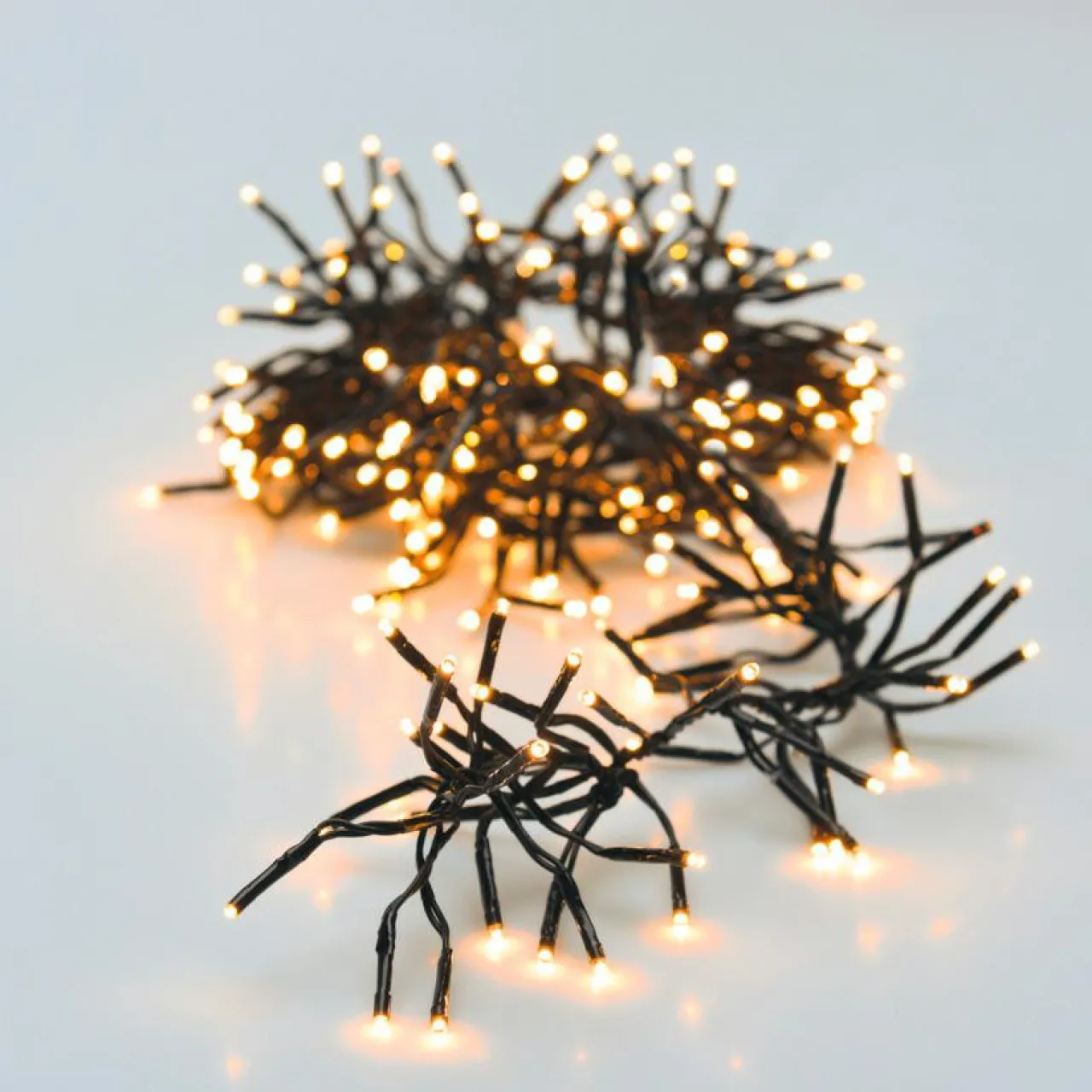 Guirlande Lumineuse|KOOPMAN Guirlande lumineuse 5,50 m 768 LED câble noir Boa Blanc extra chaud Blanc très chaud - câble noir