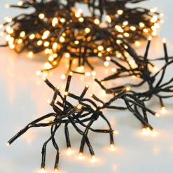 Guirlande Lumineuse Grand Format|Guirlande Lumineuse|KOOPMAN Guirlande lumineuse 22 m 3000 LED câble noir Boa Blanc extra chaud Blanc très chaud - câble noir