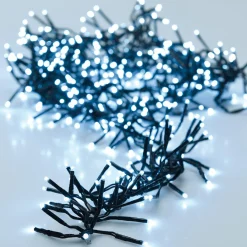 Guirlande Lumineuse|KOOPMAN Guirlande lumineuse 11 m 1512 LED câble noir Boa Blanc froid Blanc Froid - câble noir