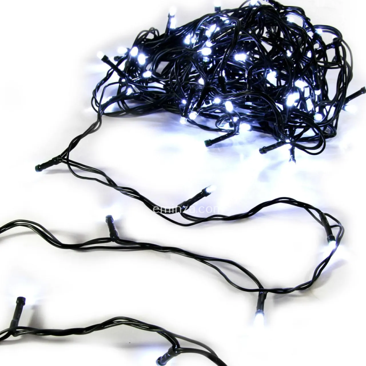 Guirlande Lumineuse Grand Format|Guirlande Lumineuse|Feeric Lights & Christmas Guirlande lumineuse 50 m 500 LED câble vert Timer Blanc froid Blanc Froid - câble vert