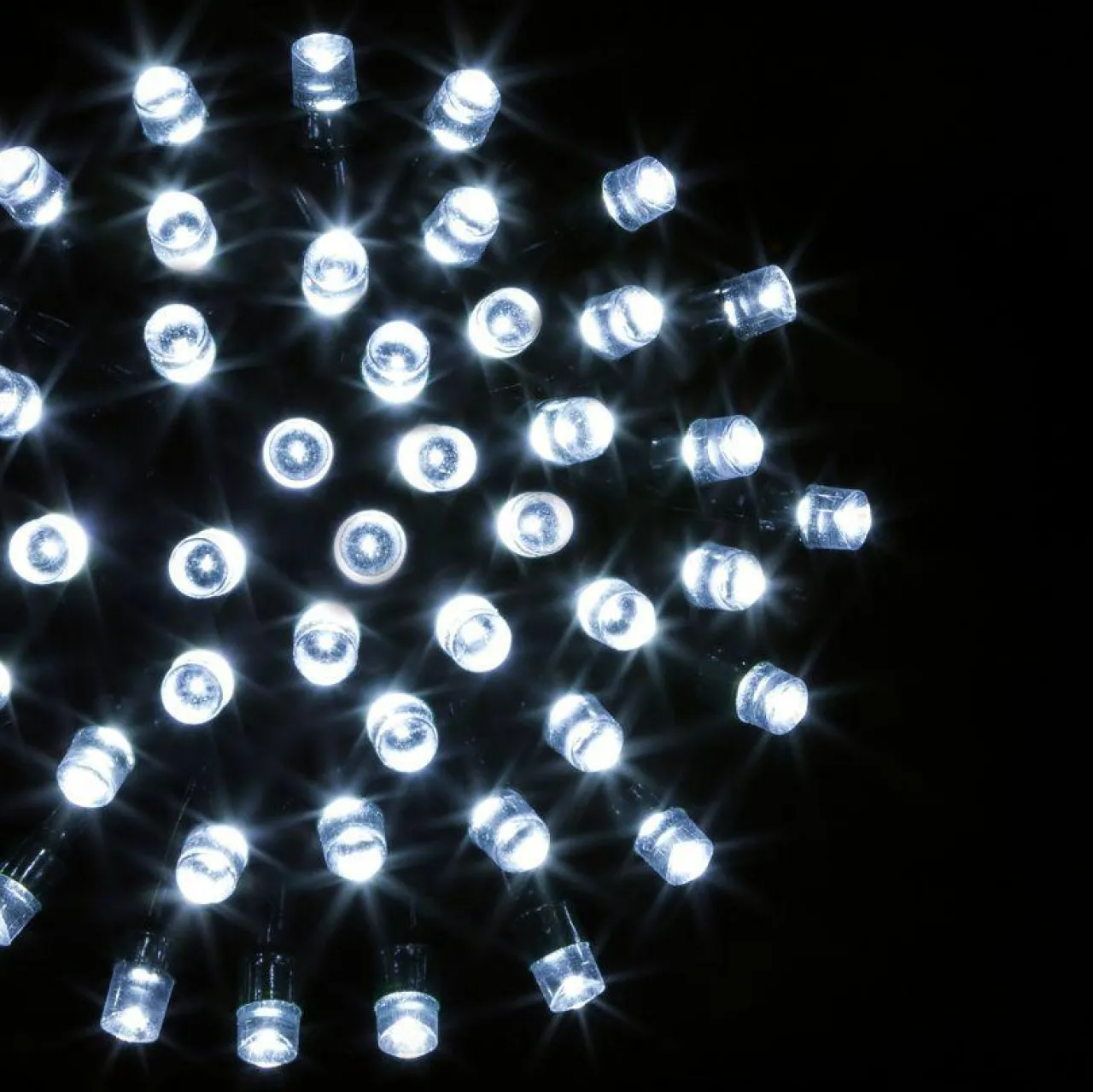 Guirlande Lumineuse Grand Format|Guirlande Lumineuse|Feeric Lights & Christmas Guirlande lumineuse 50 m 500 LED câble vert Timer Blanc froid Blanc Froid - câble vert