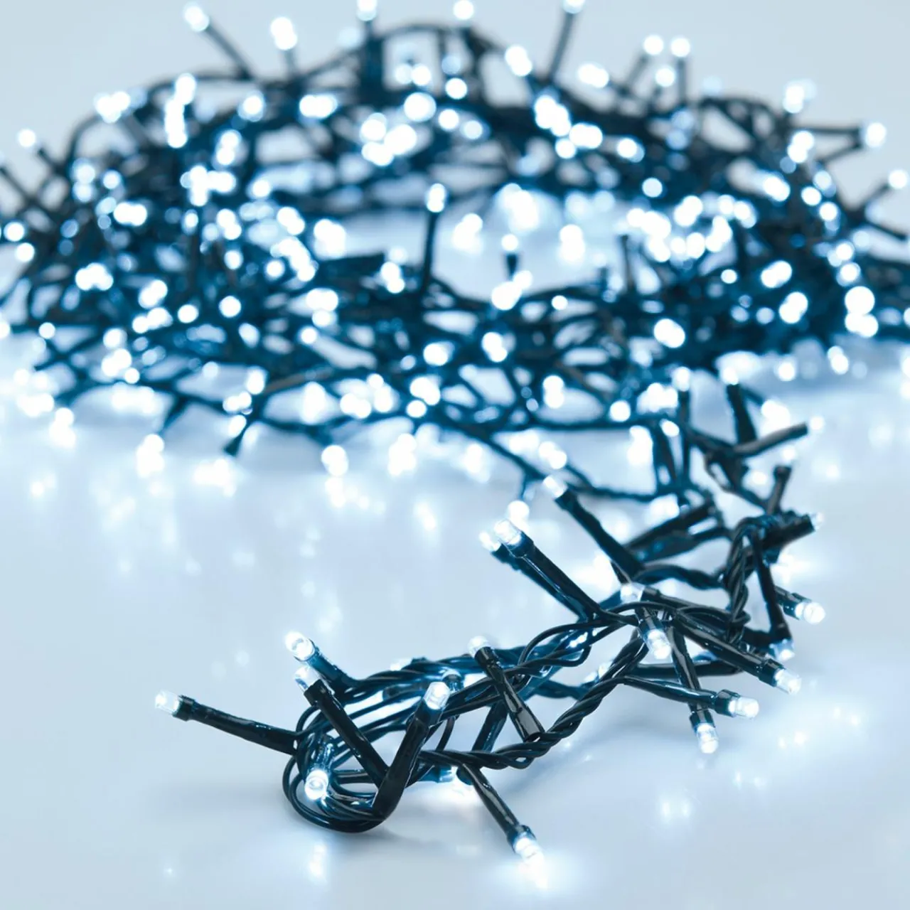 Guirlande Lumineuse Grand Format|Guirlande Lumineuse|KAEMINGK Guirlande lumineuse 60 m 3000 LED câble vert Luxe Blanc froid Blanc Froid - câble vert