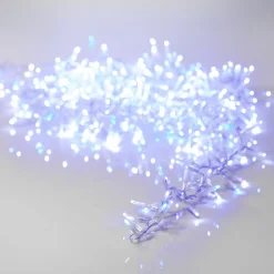 Guirlande Lumineuse|KAEMINGK Guirlande lumineuse 11 m 500 LED câble transparent Luxe Bicolore Blanc et bleu Bicolore Bleu / Blanc froid - câble transparent