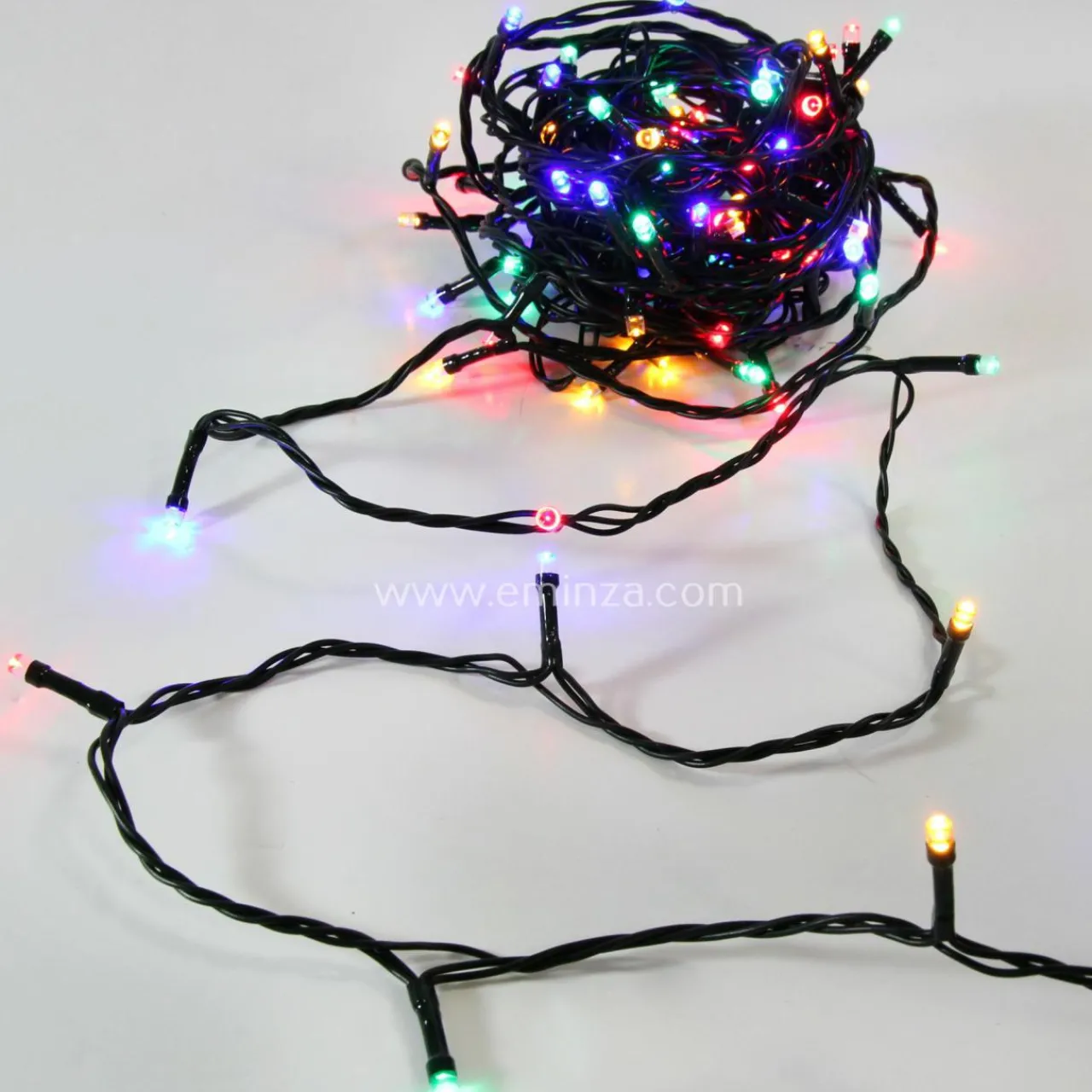 Guirlande Lumineuse Grand Format|Guirlande Lumineuse|Feeric Lights & Christmas Guirlande lumineuse 50 m 500 LED câble vert Timer Multicolore Multicolore - câble vert