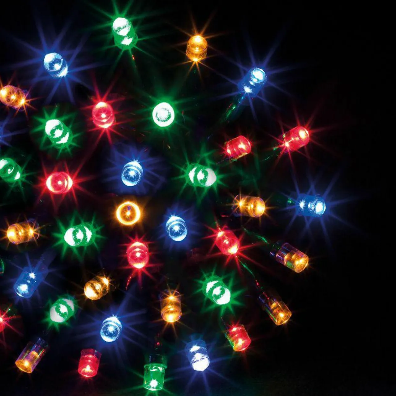 Guirlande Lumineuse Grand Format|Guirlande Lumineuse|Feeric Lights & Christmas Guirlande lumineuse 50 m 500 LED câble vert Timer Multicolore Multicolore - câble vert