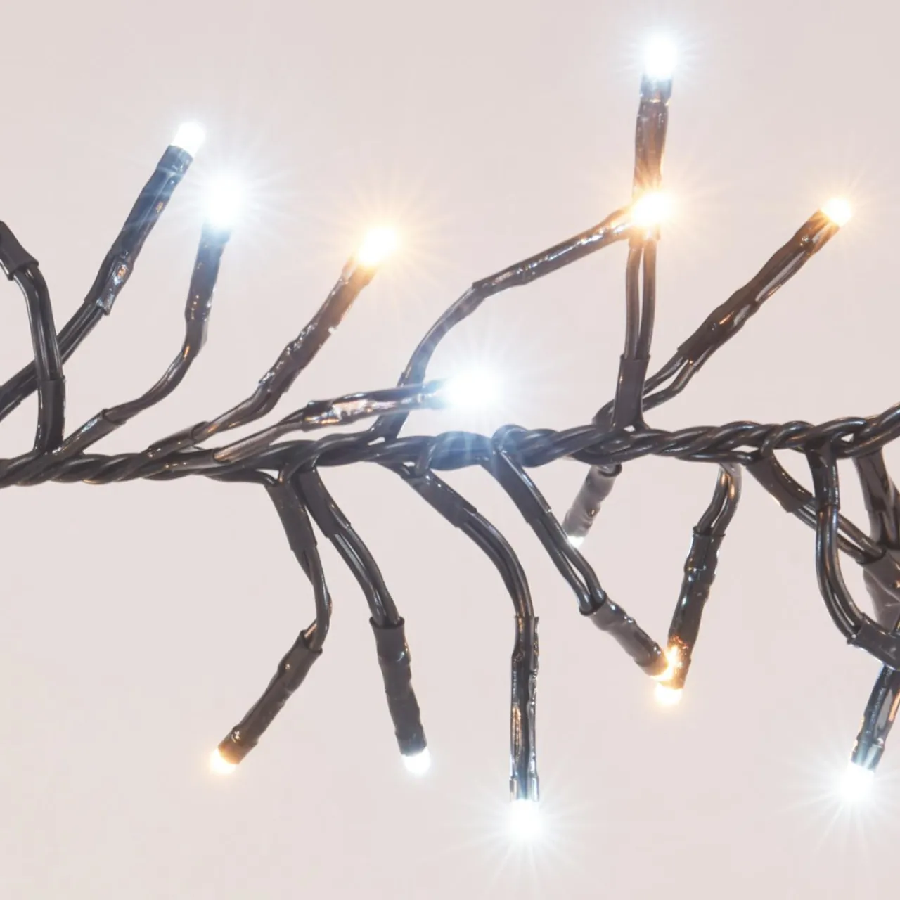 Guirlande Lumineuse Grand Format|Guirlande Lumineuse|KOOPMAN Guirlande lumineuse 21,80 m 3000 LED câble noir Boa Bicolore Blanc chaud et froid Bicolore Blanc chaud / Froid - câble noir