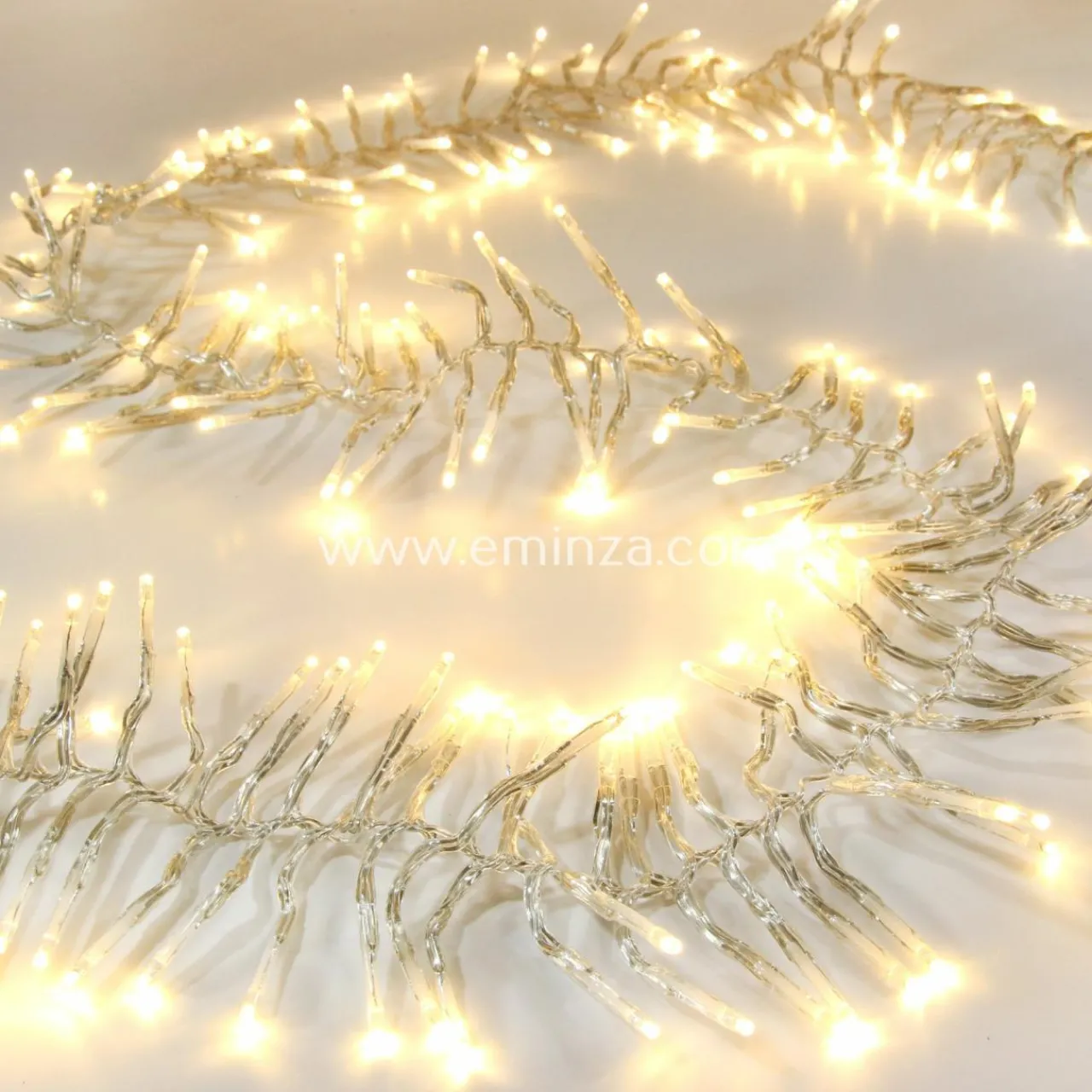 Guirlande Lumineuse|KOOPMAN Guirlande lumineuse 14,60 m 2016 LED câble transparent Boa Blanc chaud Blanc Chaud - câble transparent