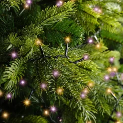 Guirlande Lumineuse|KAEMINGK Guirlande lumineuse 16 m 750 LED câble noir Luxe Bicolore Orange et violet Bicolore Orange / Violet - câble noir