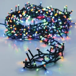 Guirlande Lumineuse Grand Format|Guirlande Lumineuse|KAEMINGK Guirlande lumineuse 34 m 1500 LED câble vert Luxe Multicouleur Multicolore - câble vert