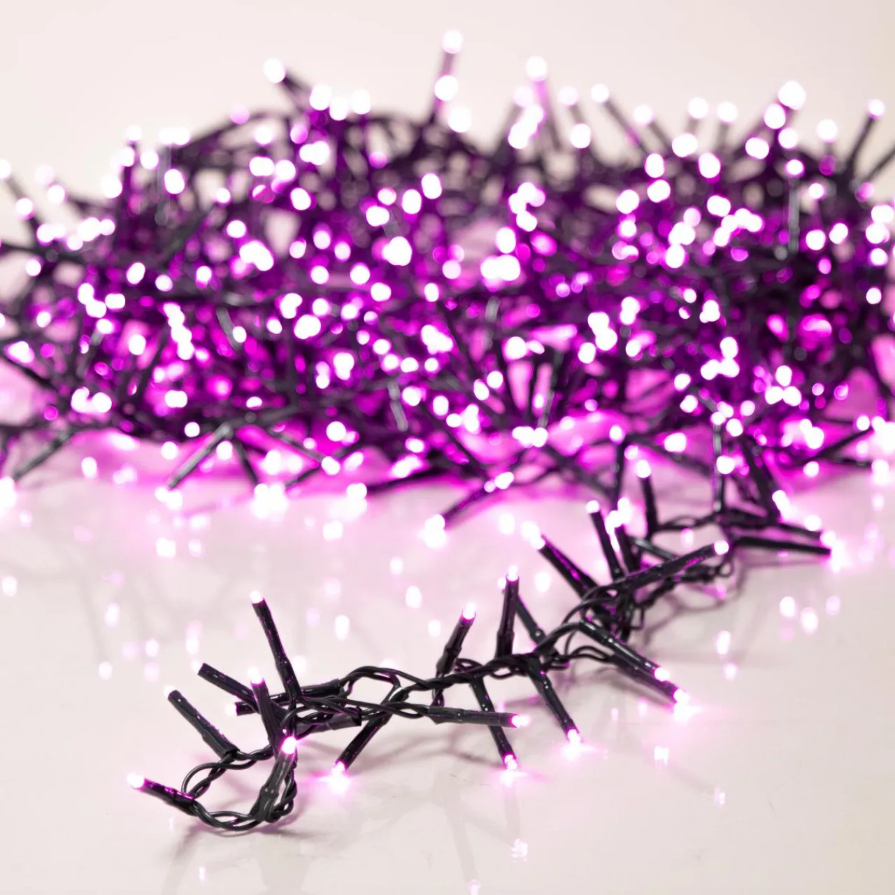 Guirlande Lumineuse Grand Format|Guirlande Lumineuse|KAEMINGK Guirlande lumineuse 22,5 m 1000 LED câble vert Luxe Rose Rose - câble vert