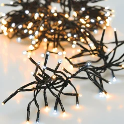 Guirlande Lumineuse|KOOPMAN Guirlande lumineuse 11 m 1512 LED câble noir Boa Bicolore blanc chaud et froid Bicolore Blanc chaud / Froid - câble noir