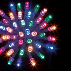 Guirlande Lumineuse|Feeric Lights & Christmas Guirlande lumineuse 10 m 100 LED câble transparent Timer Multicolore Multicolore - câble transparent