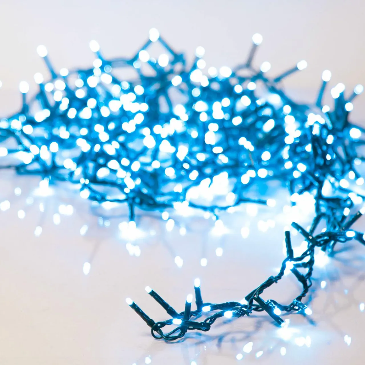 Guirlande Lumineuse Grand Format|Guirlande Lumineuse|KAEMINGK Guirlande lumineuse 22,5 m 1000 LED câble vert Luxe Bleu Bleu - câble vert