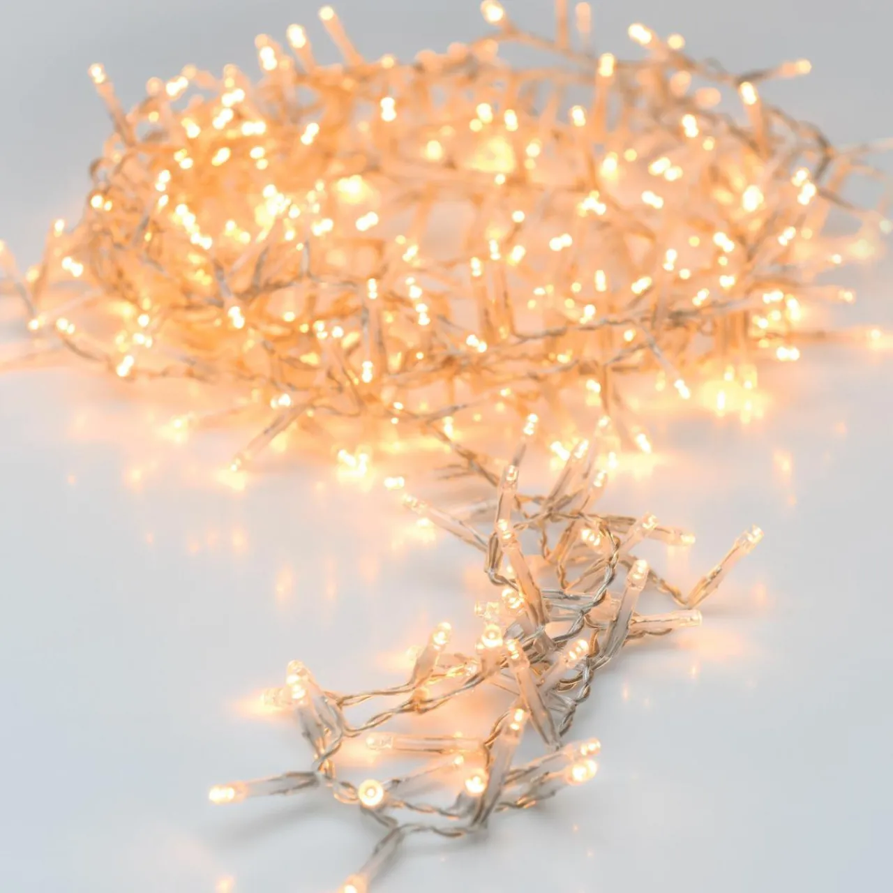 Guirlande Lumineuse|KAEMINGK Guirlande lumineuse 16 m 750 LED câble transparent Luxe Blanc chaud Blanc Chaud - câble transparent