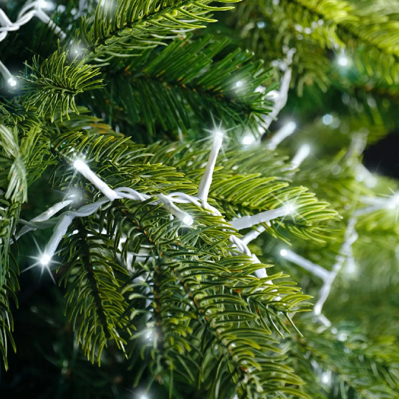 Guirlande Lumineuse|KAEMINGK Guirlande lumineuse 11 m 500 LED câble blanc Luxe Blanc froid Blanc Froid - câble blanc