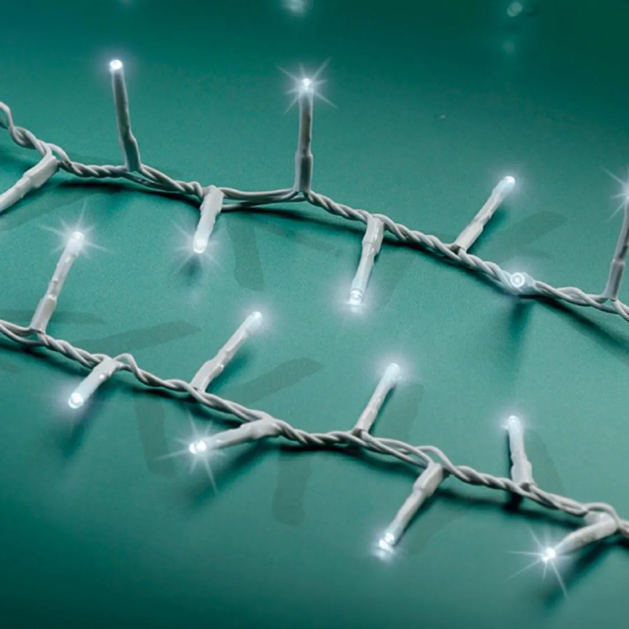 Guirlande Lumineuse|KAEMINGK Guirlande lumineuse 11 m 500 LED câble blanc Luxe Blanc froid Blanc Froid - câble blanc