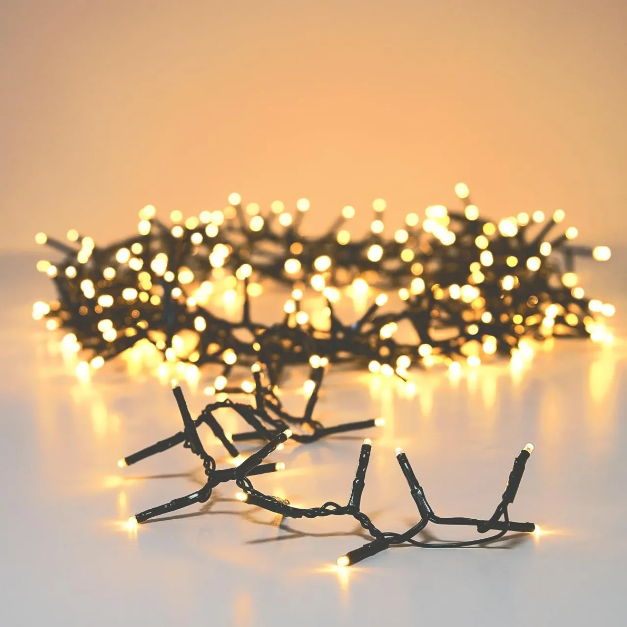 Guirlande Lumineuse|KAEMINGK Guirlande lumineuse 11 m 500 LED câble vert Luxe Blanc chaud Champagne Blanc chaud Champagne - câble vert