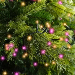 Guirlande Lumineuse|KAEMINGK Guirlande lumineuse 16 m 750 LED câble vert Luxe Bicolore Rose et blanc Bicolore Blanc / Rose - câble vert