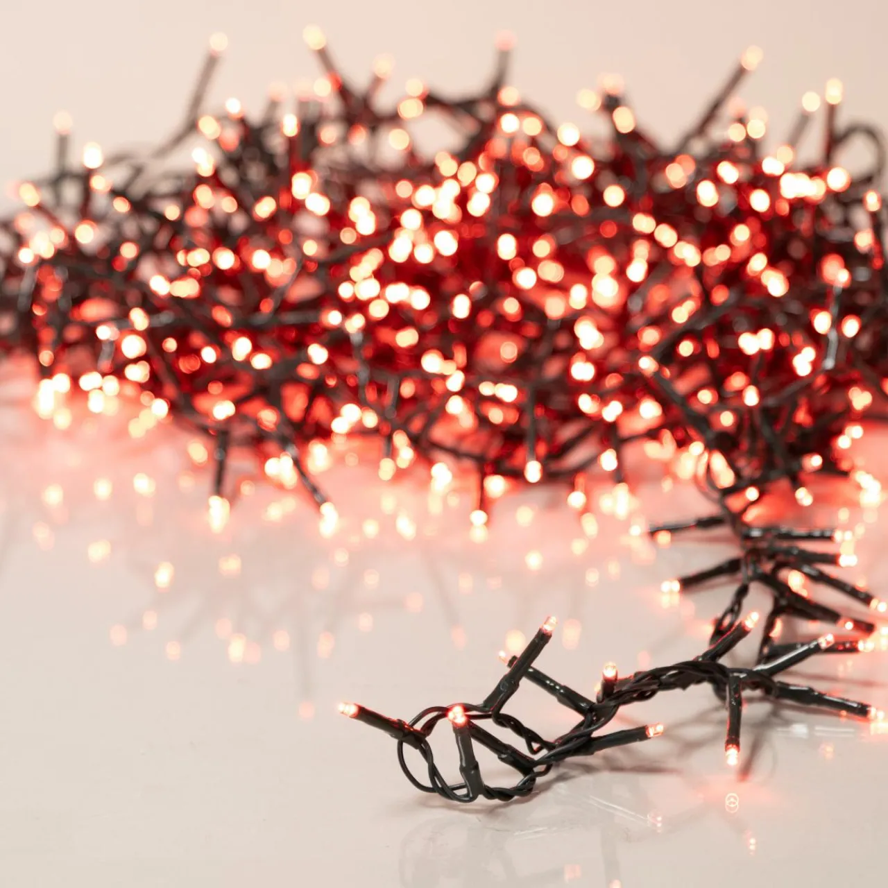 Guirlande Lumineuse|KAEMINGK Guirlande lumineuse 11 m 500 LED câble vert Luxe Rouge Rouge - câble vert