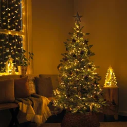 Guirlande Lumineuse|KAEMINGK Guirlande lumineuse 12 m 960 Micro LED câble noir Luxe Blanc chaud Blanc Chaud - câble noir