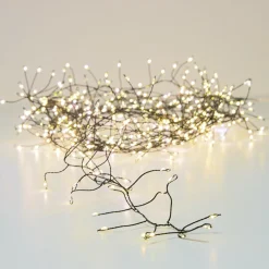 Guirlande Lumineuse|KAEMINGK Guirlande lumineuse 18 m 1440 Micro LED câble noir Luxe Blanc chaud Blanc Chaud - câble noir