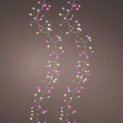 Guirlande Lumineuse|KAEMINGK Guirlande lumineuse 6 m 480 Micro LED câble argent Luxe Tricolore Rose, blanc chaud et froid Tricolore Rose Blanc chaud / froid - câble argent