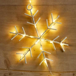 Guirlande Déco|KAEMINGK Guirlande lumineuse 2,25 m 160 micro LED Cristaux de neige Blanc chaud
