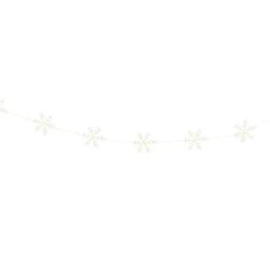 Guirlande Déco|KAEMINGK Guirlande lumineuse 2,25 m 160 micro LED Cristaux de neige Blanc chaud