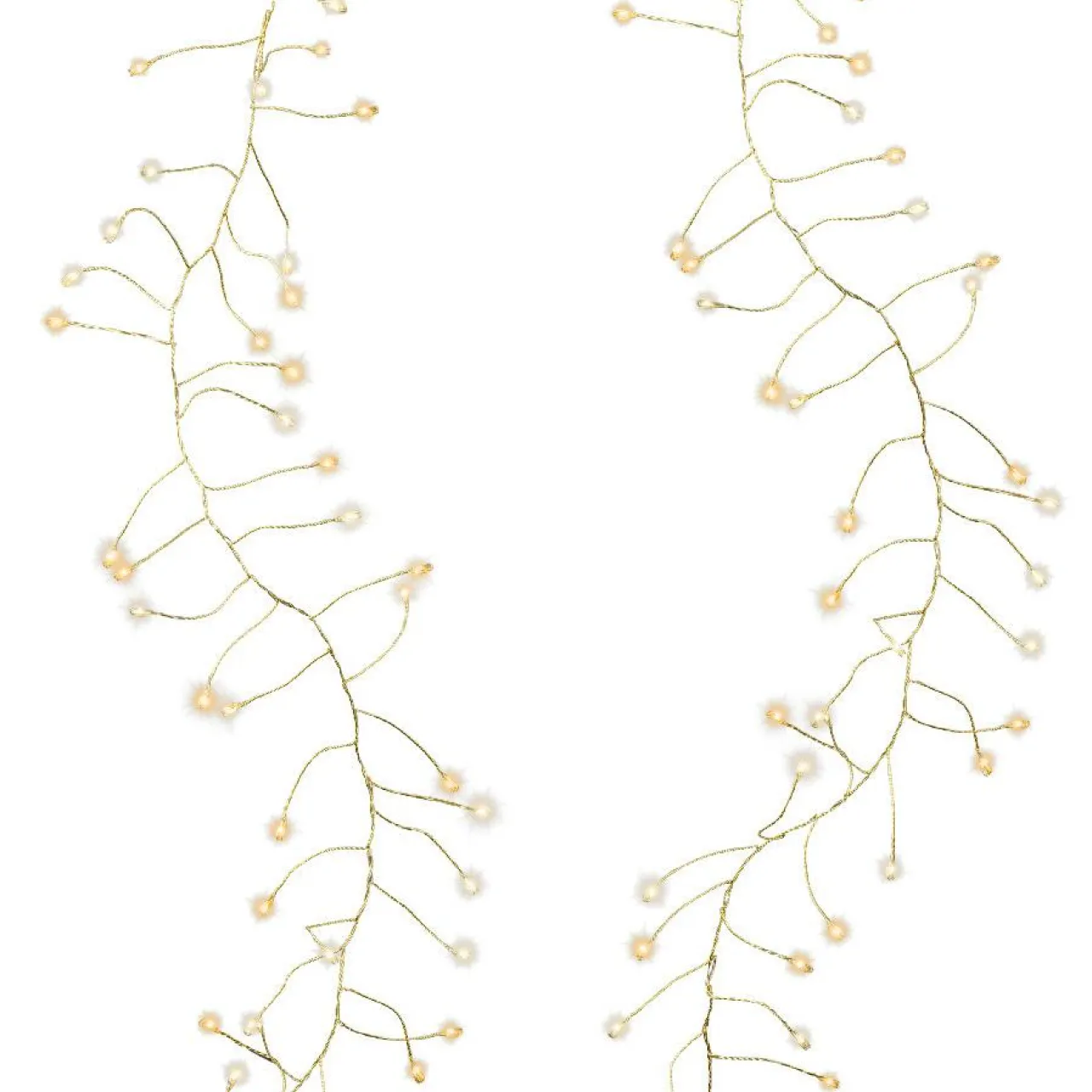 Guirlande Lumineuse|KAEMINGK Guirlande lumineuse 6 m 480 Micro LED câble or Luxe bicolore Blanc chaud et froid Bicolore Blanc chaud / Blanc froid - Câble Or