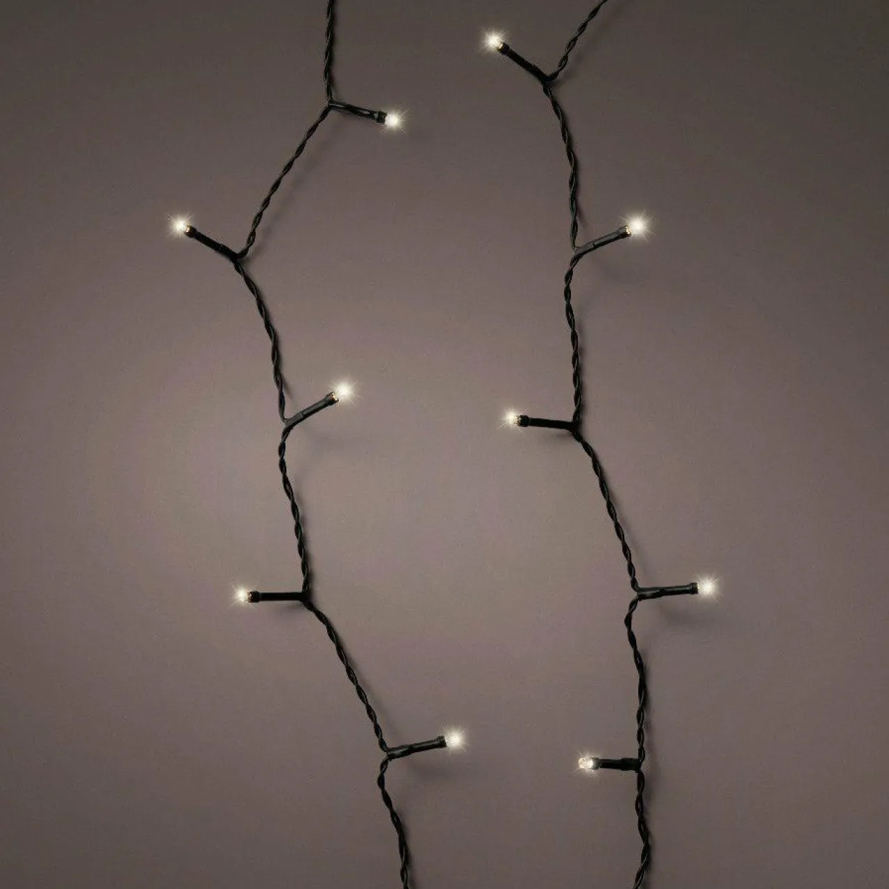 Guirlande Lumineuse Grand Format|Guirlande Lumineuse|KAEMINGK Guirlande lumineuse à piles 27,50 m 368 LED câble noir Durawise Blanc chaud Blanc Chaud - câble noir