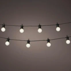 Luminaire Jardin|Eclairage Extérieur|#N/A Guirlande lumineuse connectable jardin 9,5 m 20 LED Guinguette Garden Blanc chaud