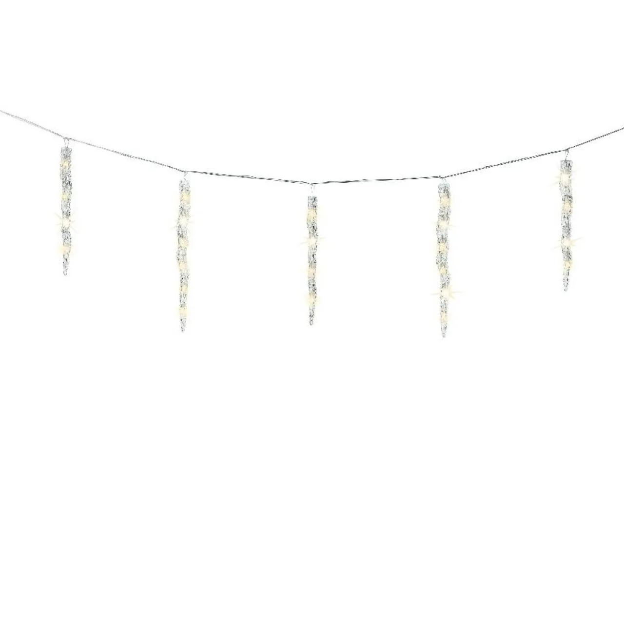 Guirlande Lumineuse|KAEMINGK Guirlande lumineuse connectable 3,60 m 60 LED Glaçons effet Flash Blanc chaud