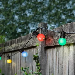 Luminaire Jardin|Eclairage Extérieur|#N/A Guirlande lumineuse connectable jardin 9,5 m 20 LED Guinguette Garden Multicolore