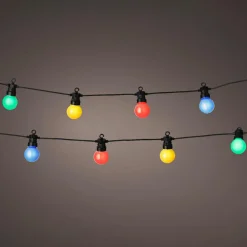 Luminaire Jardin|Eclairage Extérieur|#N/A Guirlande lumineuse connectable jardin 9,5 m 20 LED Guinguette Garden Multicolore