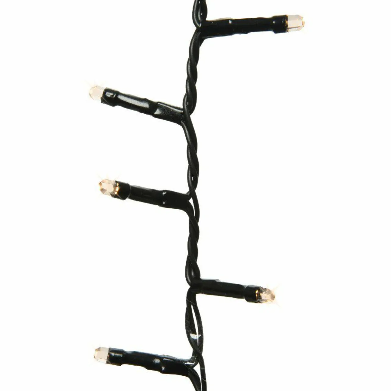 Guirlande Lumineuse|KAEMINGK Guirlande lumineuse Durawise à piles 17,90 m 240 LED câble noir Blanc chaud Blanc Chaud - câble noir