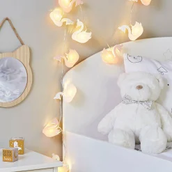 Luminaire Enfant|OSTARIA Guirlande lumineuse LED enfant (165 cm) Cygne he Blanc