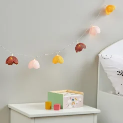 Luminaire Enfant|OSTARIA Guirlande lumineuse LED enfant (135 cm) Fleurs Multicolore