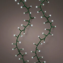 Guirlande Lumineuse|KAEMINGK Guirlande lumineuse raccordable 11 m 500 LED câble vert Compact Blanc froid