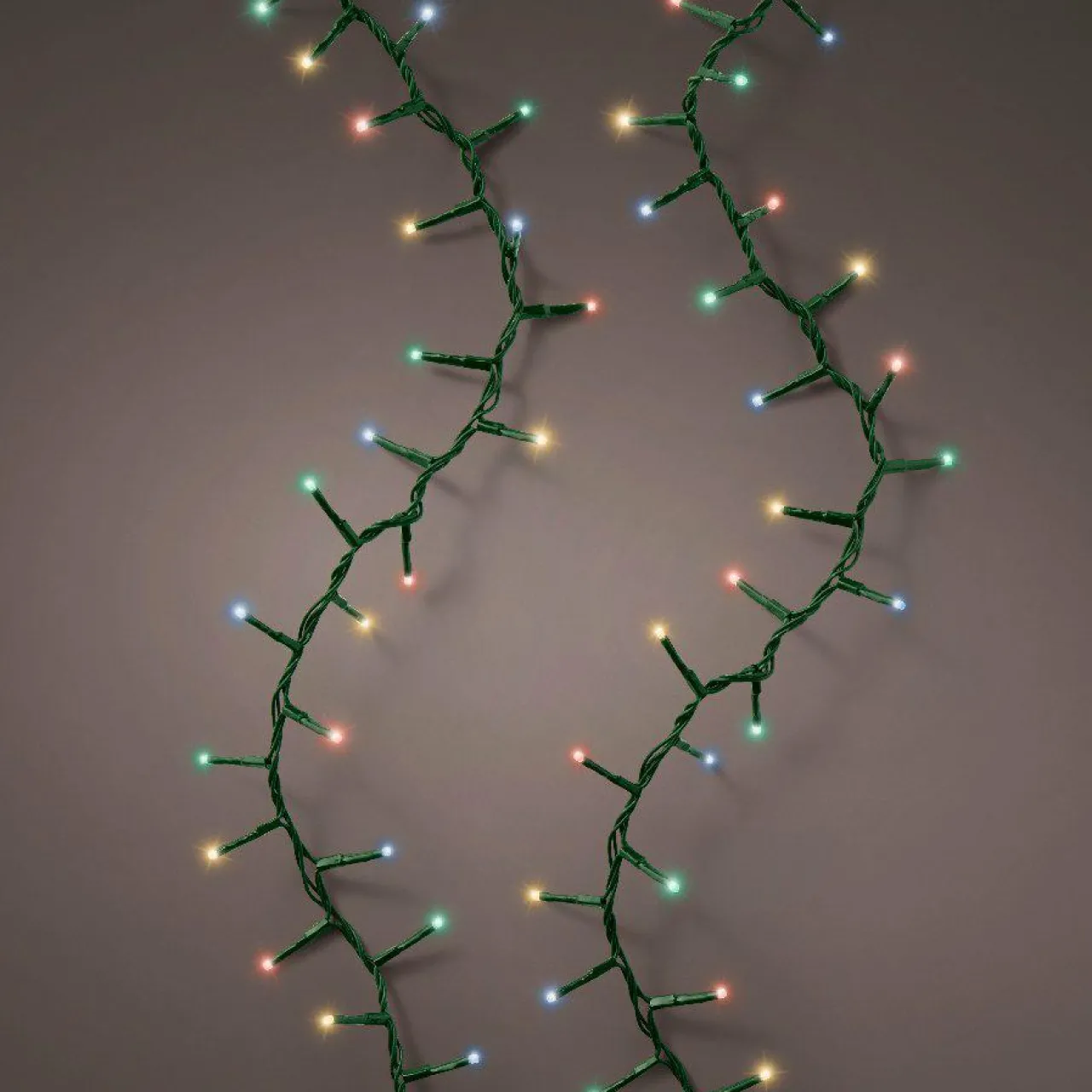 Guirlande Lumineuse|KAEMINGK Guirlande lumineuse raccordable 11 m 500 LED câble vert Compact Multicolore