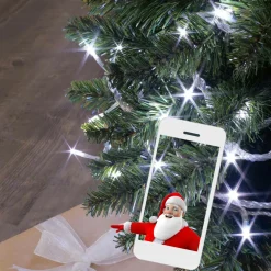 Guirlande Lumineuse|BLACHERE Guirlande lumineuse réalité augmentée 12 m 200 LED câble transparent Blanc froid