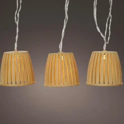 Luminaire Jardin|Eclairage Extérieur|#N/A Guirlande lumineuse solaire 4,5 m 10 LED (H28 cm) Celesta Naturel Beige