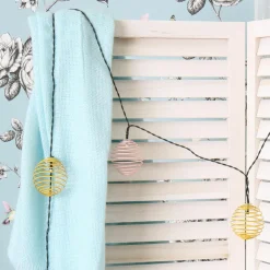 Luminaire Jardin|Eclairage Extérieur|#N/A Guirlande lumineuse solaire 2,7 m 10 LED Rainbow Multicolore