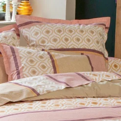 Housse De Couette|TRADI LINGE Housse de couette coton (280 x 240 cm) Inouk Rose