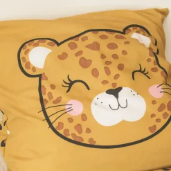 Linge De Lit Enfant|Linge De Lit Enfant|l'Effet Papillon Housse de couette et deux taies enfant coton (240 x 220 cm) Lola Caramel