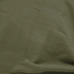 Parure De Lit|Housse De Couette|douceur d'intu017drieur Housse de couette et deux taies d'oreiller coton lavé (260 x 240 cm) Linella Vert sauge